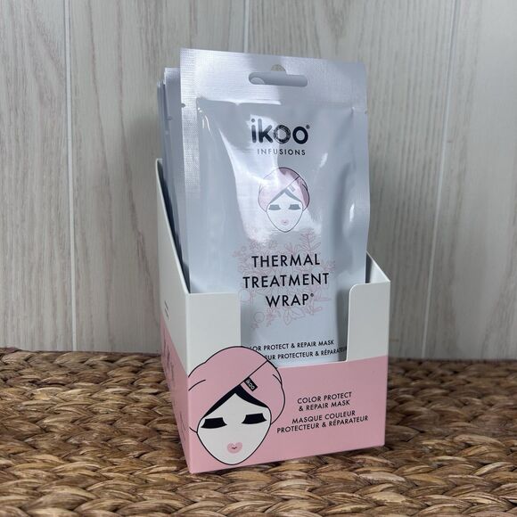 NEW ikoo Infusions Thermal Treatment Wrap Color Protect & Repair Mask, 15 ct - Picture 2 of 10
